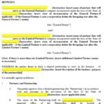 Free Limited Partnership Agreement Templates (Word / PDF)