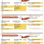 Free Printable Plane Ticket Templates (Word)