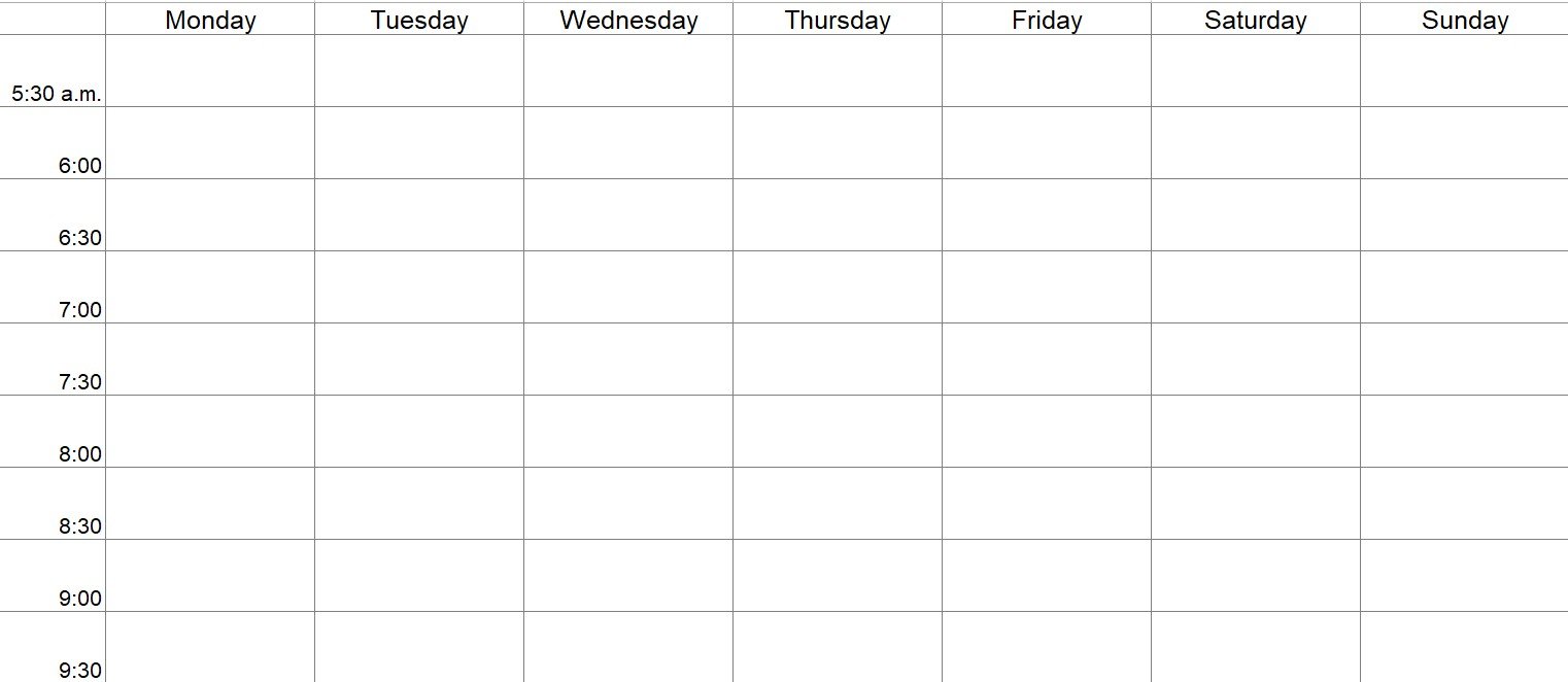 time tracking spreadsheet template